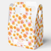 Little Cutie Colorful Daisy Pattern Baby Shower  フェイバーボックス (オープン)
