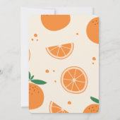 Little Cutie First Birthday Invitation 招待状 (裏面)