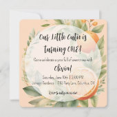 Little Cutie First Birthday Invitation  招待状 (正面)