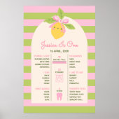 Little Cutie First Birthday Milestone Timeline  ポスター (正面)