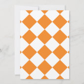 Little Cutie Modern Mediterran Baby Shower 招待状 (裏面)