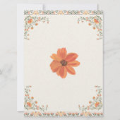 Little Cutie On The Way Baby Shower Invitation 招待状 (裏面)