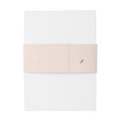 Little Cutie Orange Citrus Botanical Baby Shower 招待状ベリーバンド (裏面例)