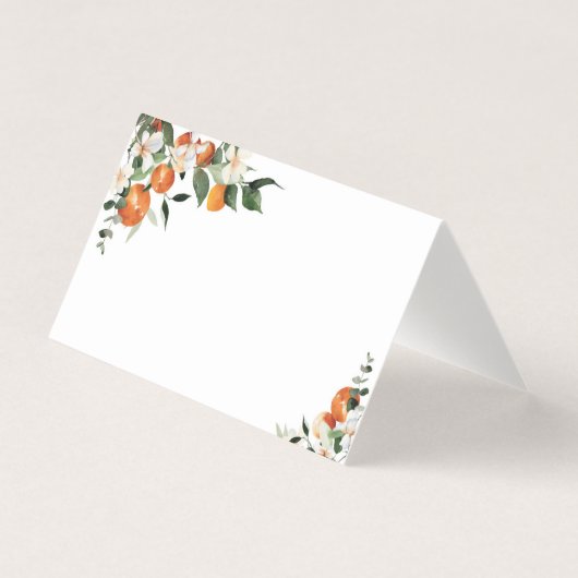 Little cutie oranges place cards (正面)