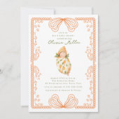 Little Cutie Swaddled BabyShower   招待状 (正面)