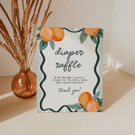 Little Cutie Whimsical Diaper Raffle Entry 台座サイン