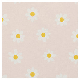 Little Daisies - soft apricot ファブリック