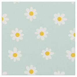 Little Daisies / soft teal  ファブリック