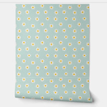 Little Daisies - soft teal