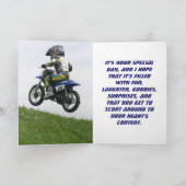 LITTLE DAREDEVIL BIRTHDAY CARD サンキューカード (内部)