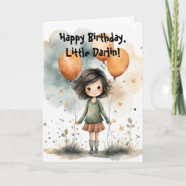 LITTLE DARLIN BIRTHDAY CARD サンキューカード