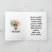 LITTLE DARLIN BIRTHDAY CARD サンキューカード (内部)