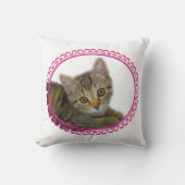 Little darling - cute kitty クッション (正面)