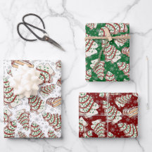 Little Debbie Christmas Tree Snack Cakes Gift Wrap