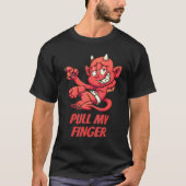 Little Devil Says Pull My Finger Tシャツ (正面)