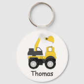 Little Digger Personalised Kid's キーホルダー (正面)