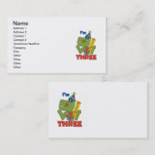 Little Dino誕生日Tシャツとギフト 名刺 (正面/裏面)