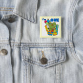 Little Dino 1st誕生日Tシャツとギフト 缶バッジ (インサイチュ)
