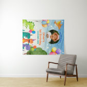 Little Dino 1st Birthday タペストリー (インサイチュ(横))