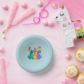 Little Dino 1st Birthday ペーパーボウル (パーティー)