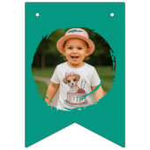 Little Dino 1st Birthday Bunting Flags バンティングフラッグ (第2の旗)