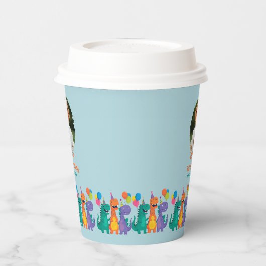 Little Dino 1st Birthday Paper cup 紙コップ (左)
