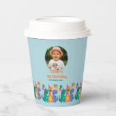 Little Dino 1st Birthday Paper cup 紙コップ (正面)
