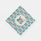 Little Dino 1st Birthday Paper Napkin スタンダードランチョンナプキン (角)