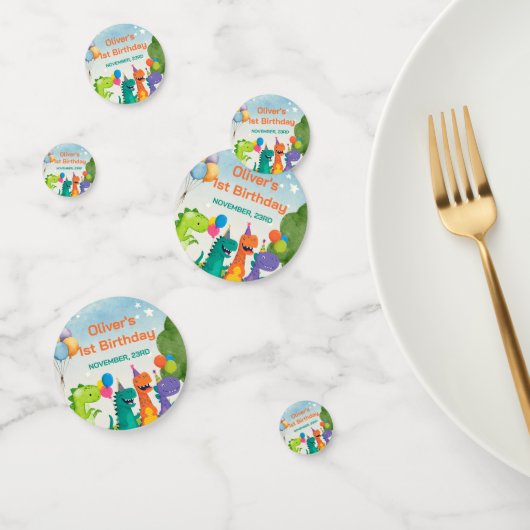 Little Dino 1st Birthday party  コンフェッティ (グループ)