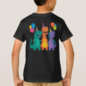 Little Dino 1st Birthday Tシャツ (裏面)