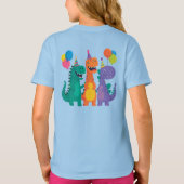 Little Dino 1st Birthday Tシャツ (裏面)