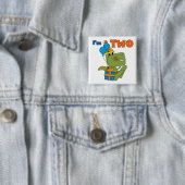 Little Dino 2nd誕生日Tシャツとギフト 缶バッジ (インサイチュ)
