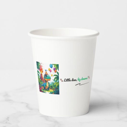 Little Dino, Big Dreams! Cup 紙コップ (裏面)