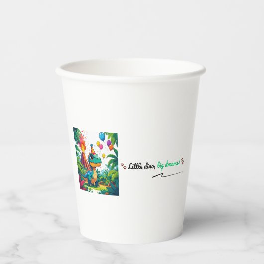 Little Dino, Big Dreams! Cup 紙コップ (正面)