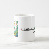 Little Dino, Big Dreams – Editable Dinosaur Mug コーヒーマグカップ (中央)