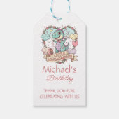 Little Dino Birthday Personalized ギフトタグ (正面)