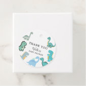 Little Dinosaur Cute Baby Shower フェイバータグ (インサイチュ)