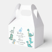 Little Dinosaur Cute Baby Shower フェイバーボックス (正面サイド)