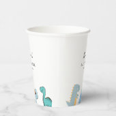 Little Dinosaur Cute Baby Shower 紙コップ (右)