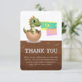 Little Dinosaur Hatching Soon サンキューカード (スタンド正面)