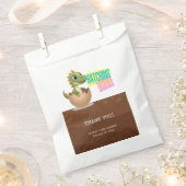 Little Dinosaur Hatching Soon フェイバーバッグ (クリップ留めされた状態)