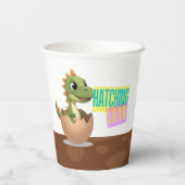 Little Dinosaur Hatching Soon 紙コップ (裏面)
