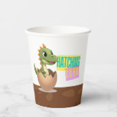Little Dinosaur Hatching Soon 紙コップ (正面)