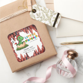 Little Dinosaur Is on the Way スクエアシール