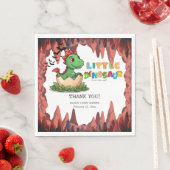 Little Dinosaur Is on the Way スタンダードランチョンナプキン (インサイチュ)