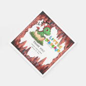 Little Dinosaur Is on the Way スタンダードランチョンナプキン (角)