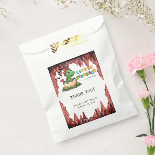 Little Dinosaur Is on the Way フェイバーバッグ (封をした状態)