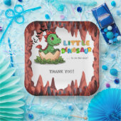 Little Dinosaur Is on the Way ペーパープレート (パーティー)