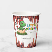 Little Dinosaur Is on the Way 紙コップ (裏面)