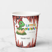 Little Dinosaur Is on the Way 紙コップ (正面)